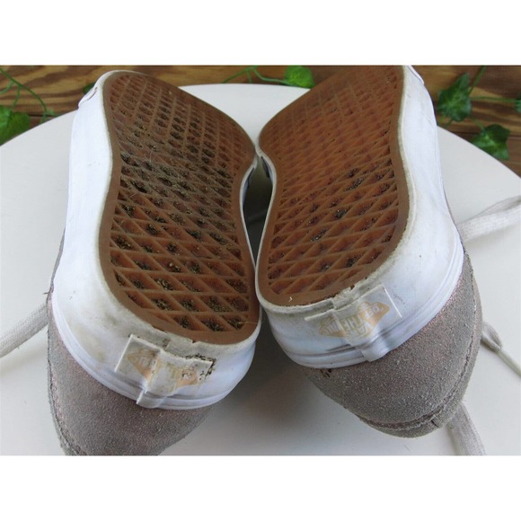 VANS Size 8.5 Sneaker Pink Leather Medium (B, M) Lace Up‎ Women - Picture 10 of 11